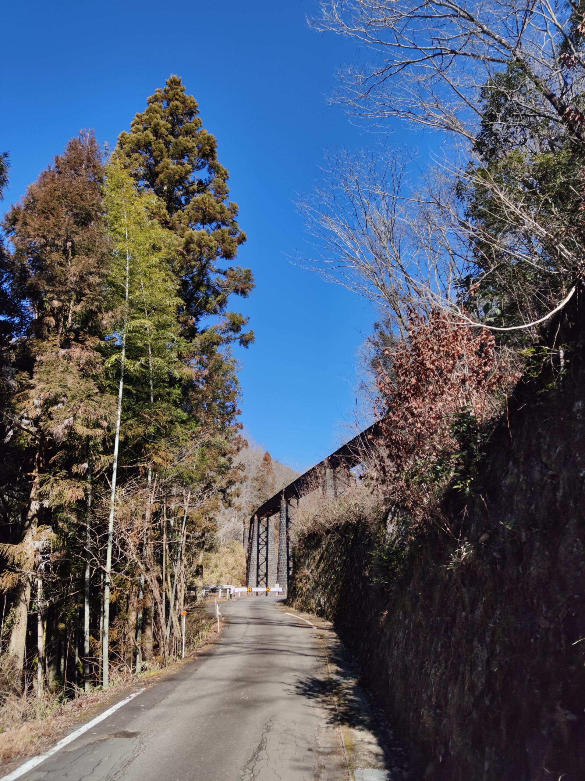 Ruins of the Kamiji Bridge of the Kita Ena Railway