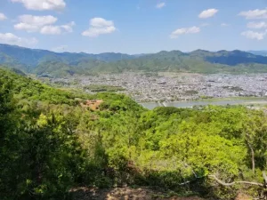 松尾山山頂からの風景
