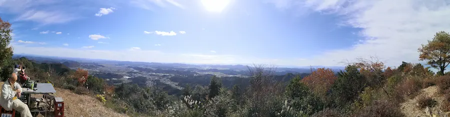 天王山からの眺望